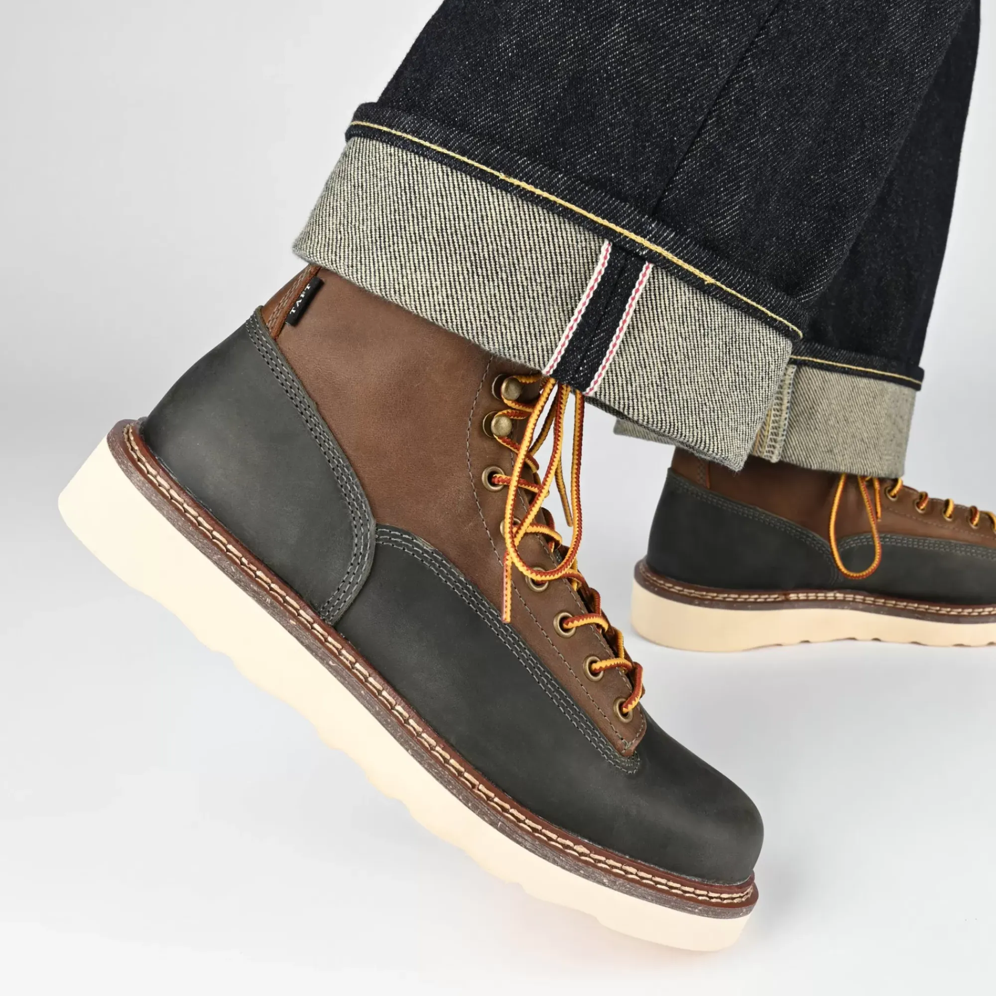 Online TAFT Model 001 Boot In Blue/Brown