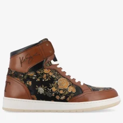 New TAFT Rapido Brown High Top Sneakers - Eden |