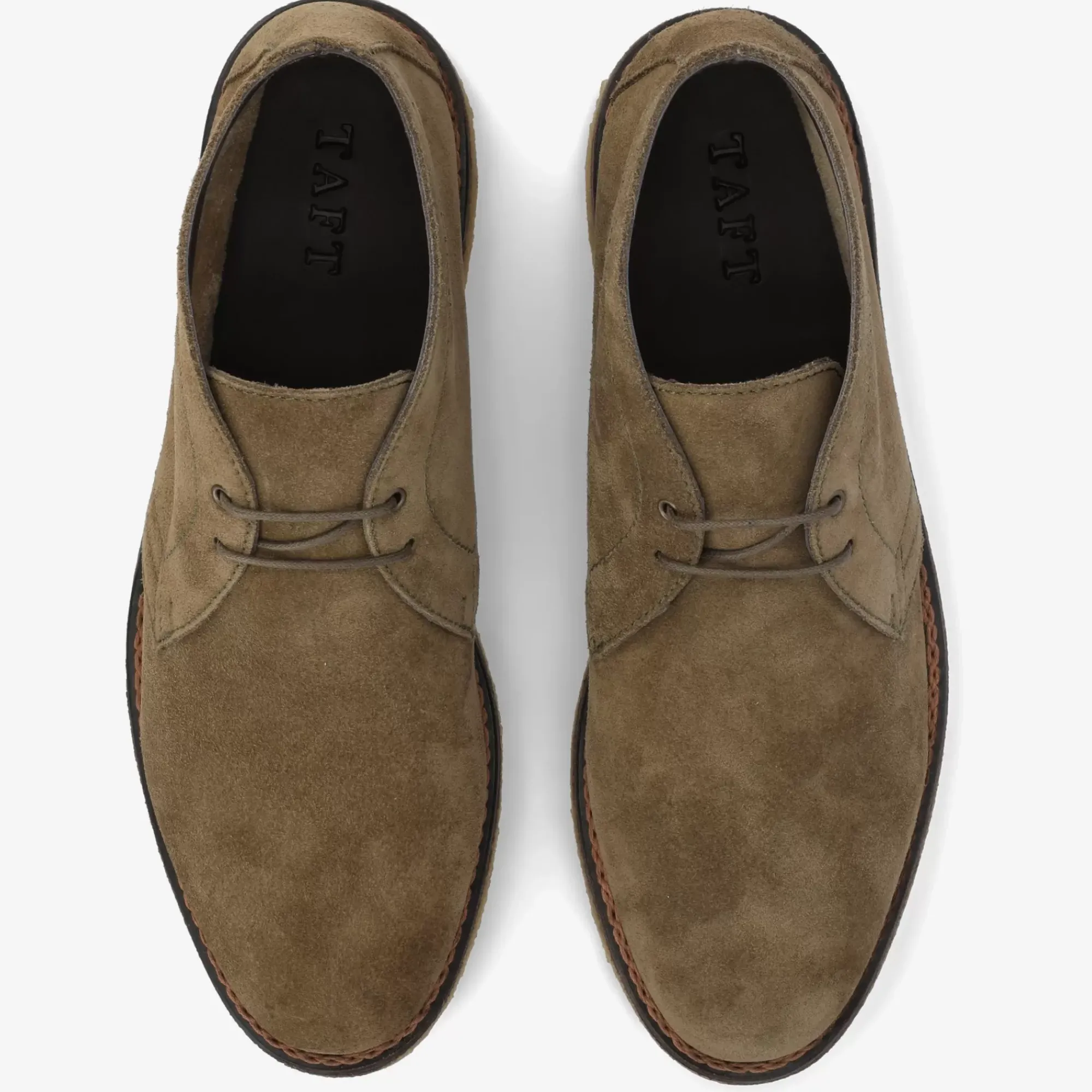 Online TAFT The Chukka Boot In Olive - Mens Chukka Boots |