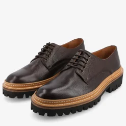 Sale TAFT The Country Derby In Coffee - Brown Mens Formal Shoe |