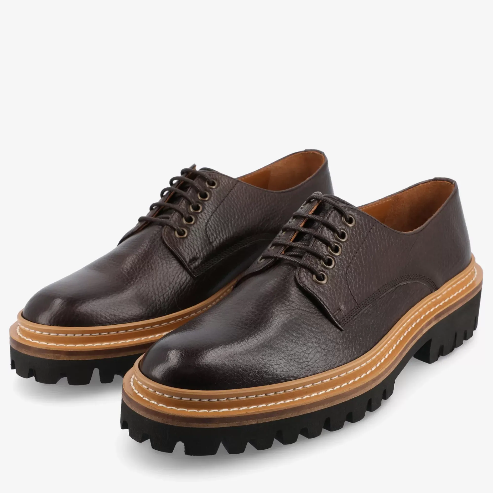 Sale TAFT The Country Derby In Coffee - Brown Mens Formal Shoe |