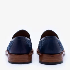 Discount TAFT The Fitz Loafer In Blue Check - Blue Loafers |