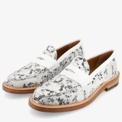 Sale TAFT The Fitz Loafer In Eden Blanc - White Loafers For Men |