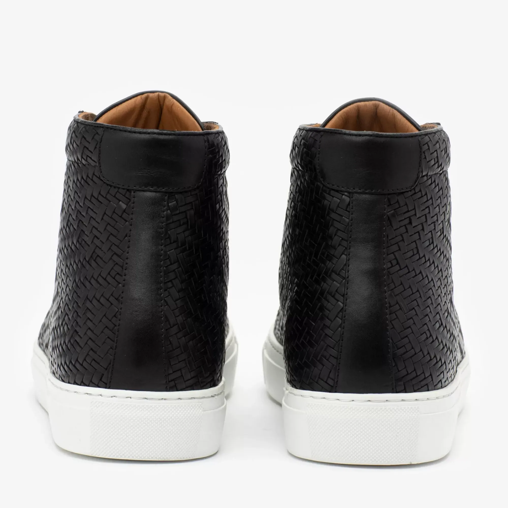 Outlet TAFT The Hightop Sneaker In Black Woven |
