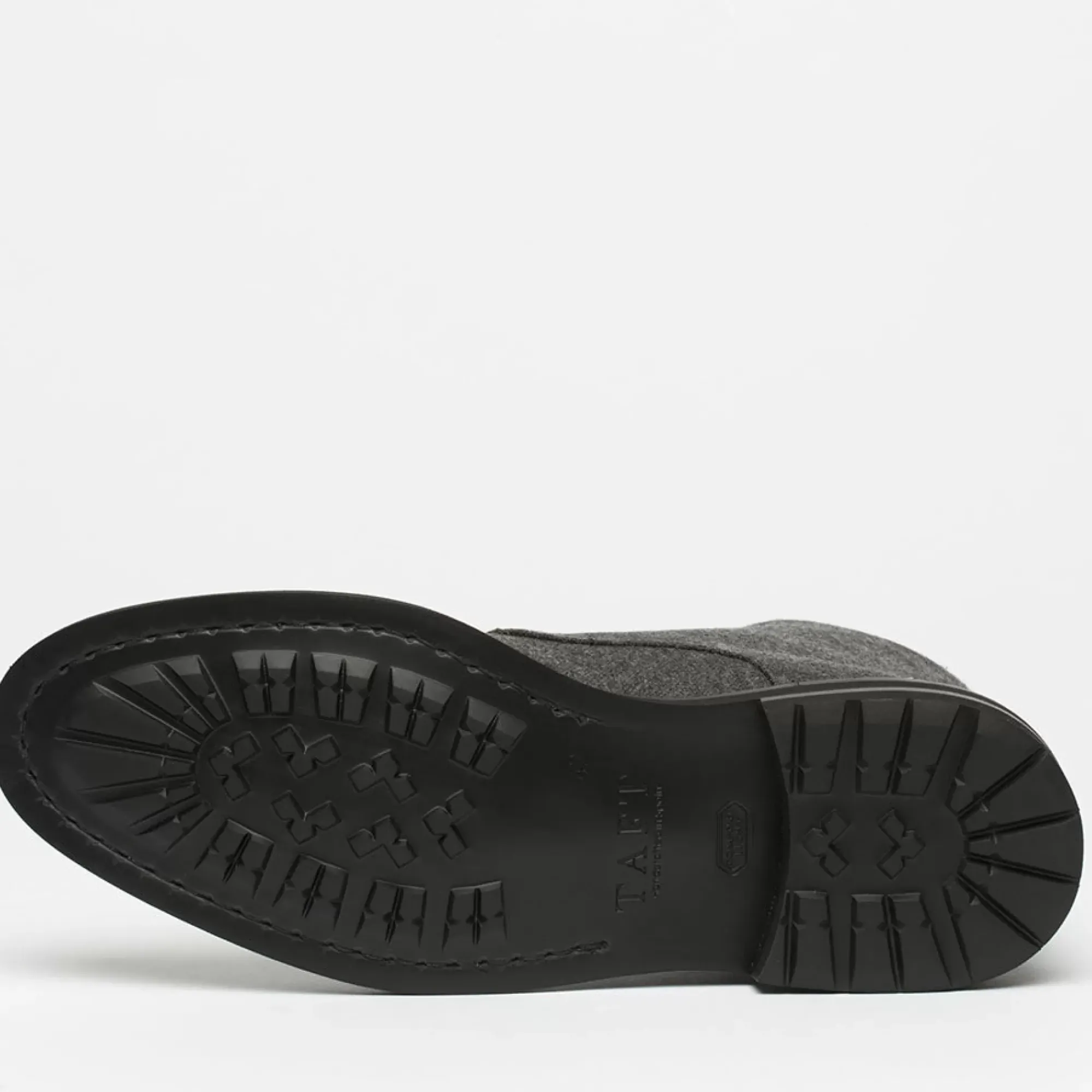 Clearance TAFT The Jack Boot - Grey / Oxblood Leather |