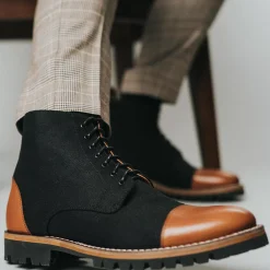 Best TAFT The Jack Boot In Industrial - Two Toned Boots |