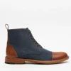 Discount TAFT The Jack Boot In Navy - Ankle Boots |