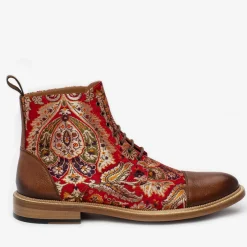 Best TAFT The Jack Boot In Red Paisley |