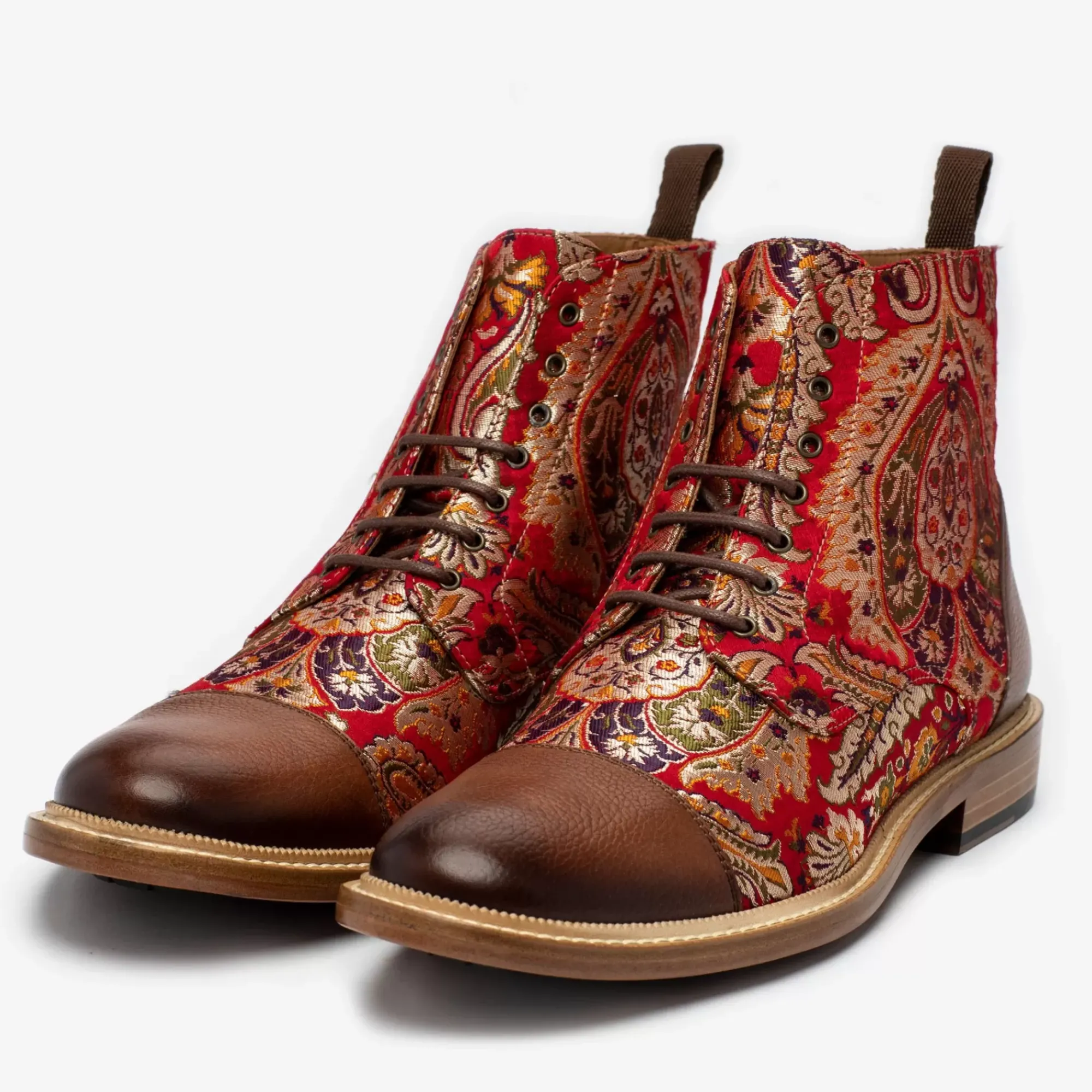 Best TAFT The Jack Boot In Red Paisley |