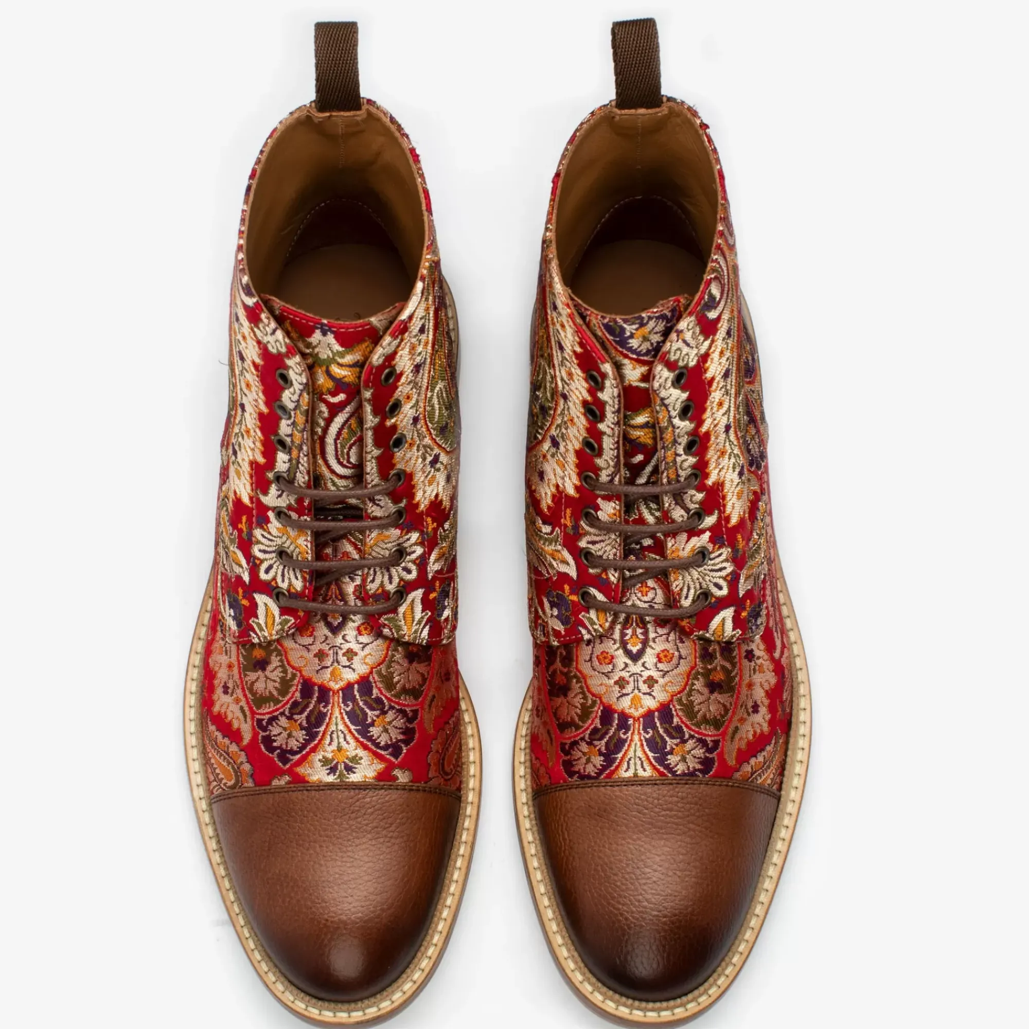 Best TAFT The Jack Boot In Red Paisley |