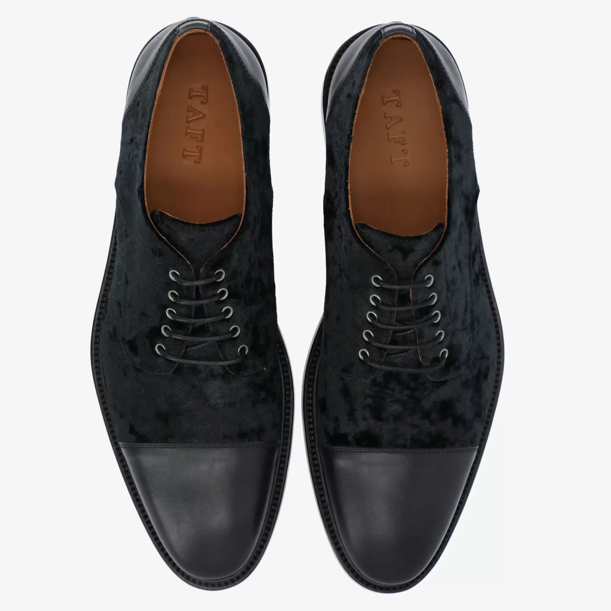 Sale TAFT The Jack Shoe In Black Velour |
