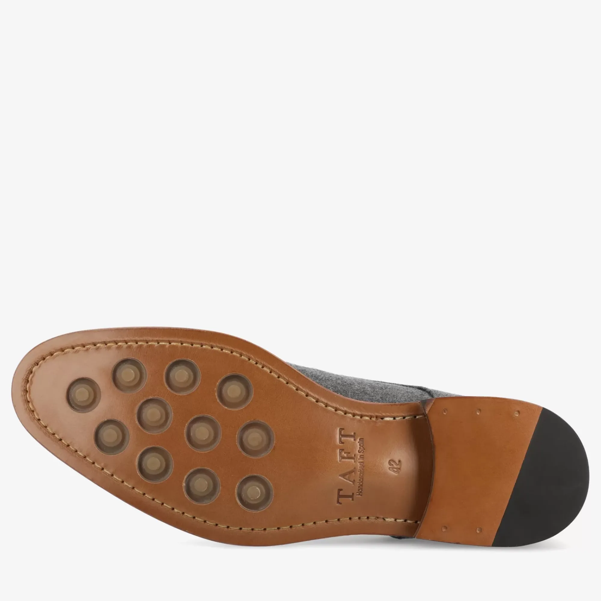 Online TAFT The Kennedy Shoe In Grey Wool |