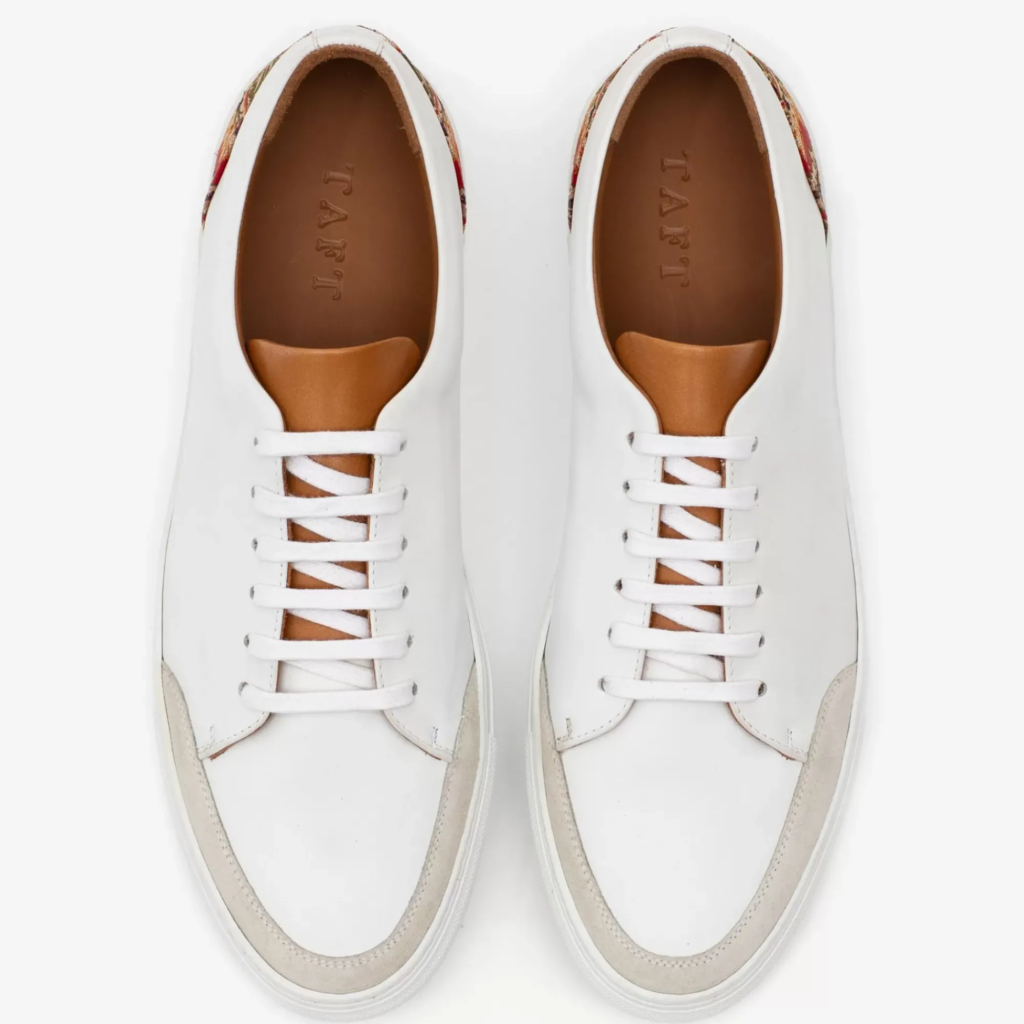 Best TAFT The Klay Sneaker - Red/White Leather Sneakers |