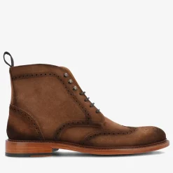 Best TAFT The Mack Boot In Brown - Suede Boots |
