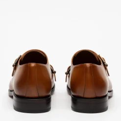 Online TAFT The Prince Shoe In Honey - Double Monk Strap |