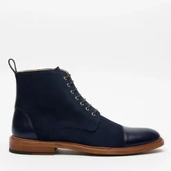 Discount TAFT The Troy Boot - Navy Suede Boots |