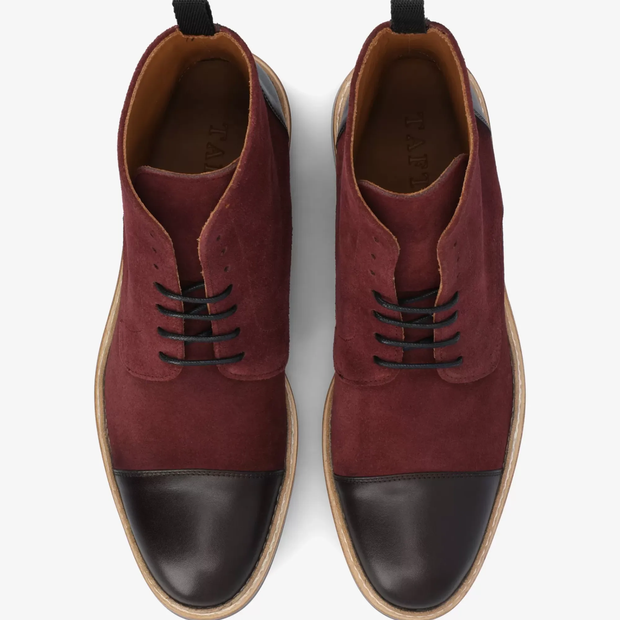 New TAFT The Troy Boot In Oxblood