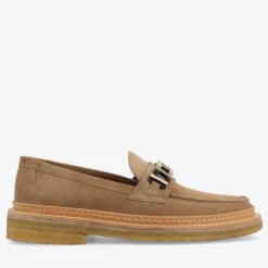 Discount TAFT The Verona Loafer In Beige - Beige Suede Loafer |