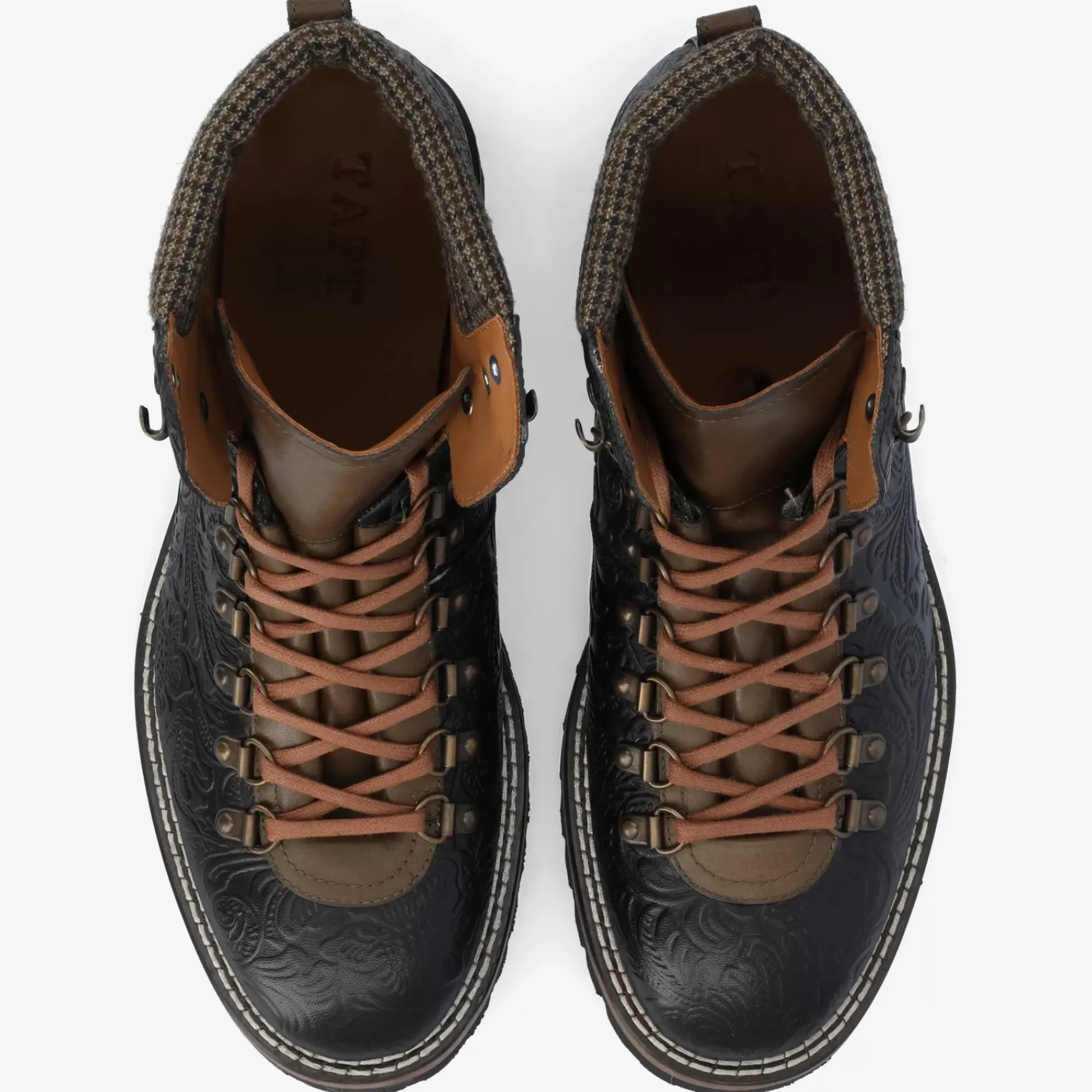 Clearance TAFT The Viking Boot In Black Floral |