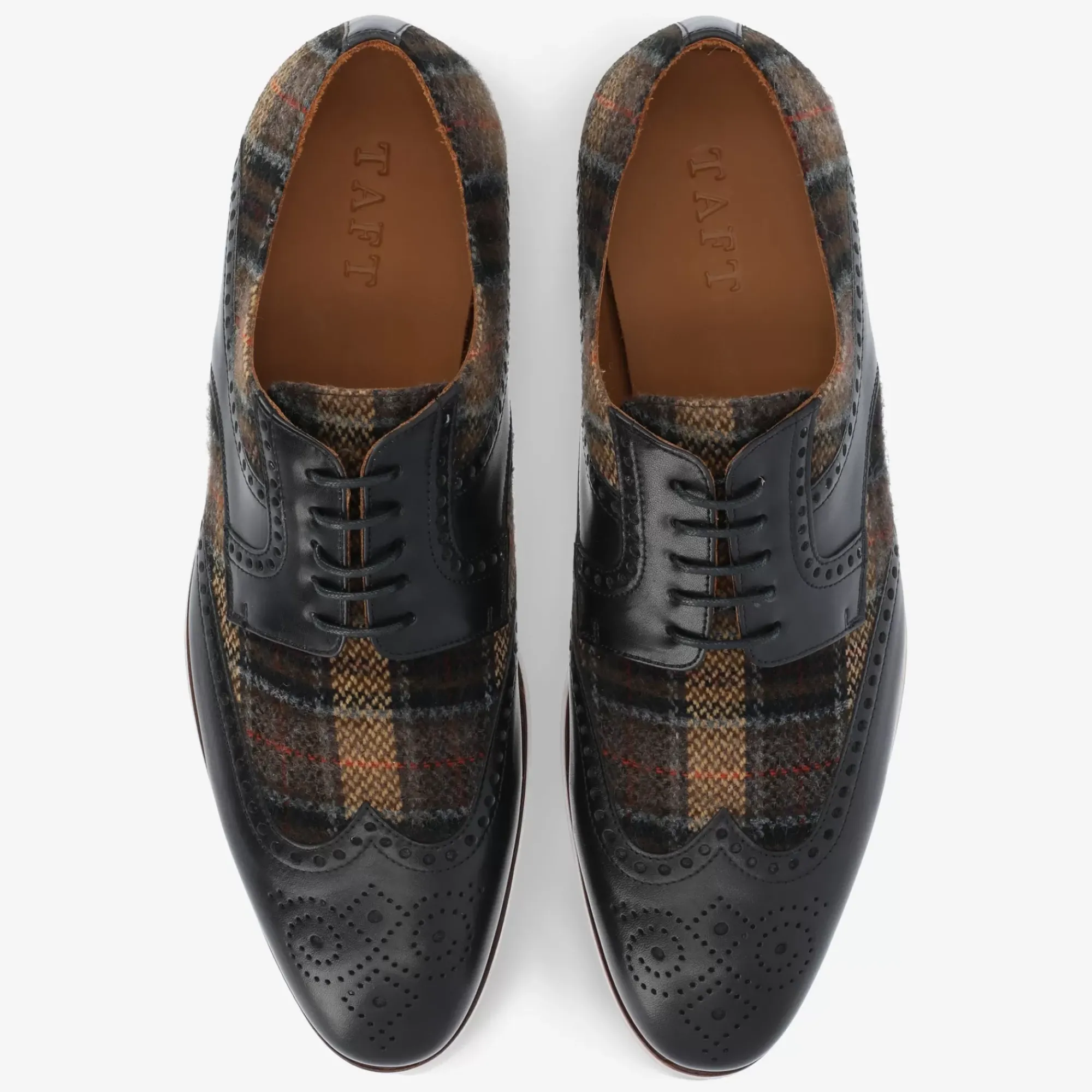 Hot TAFT The Wallace Shoe In Brown Tartan |