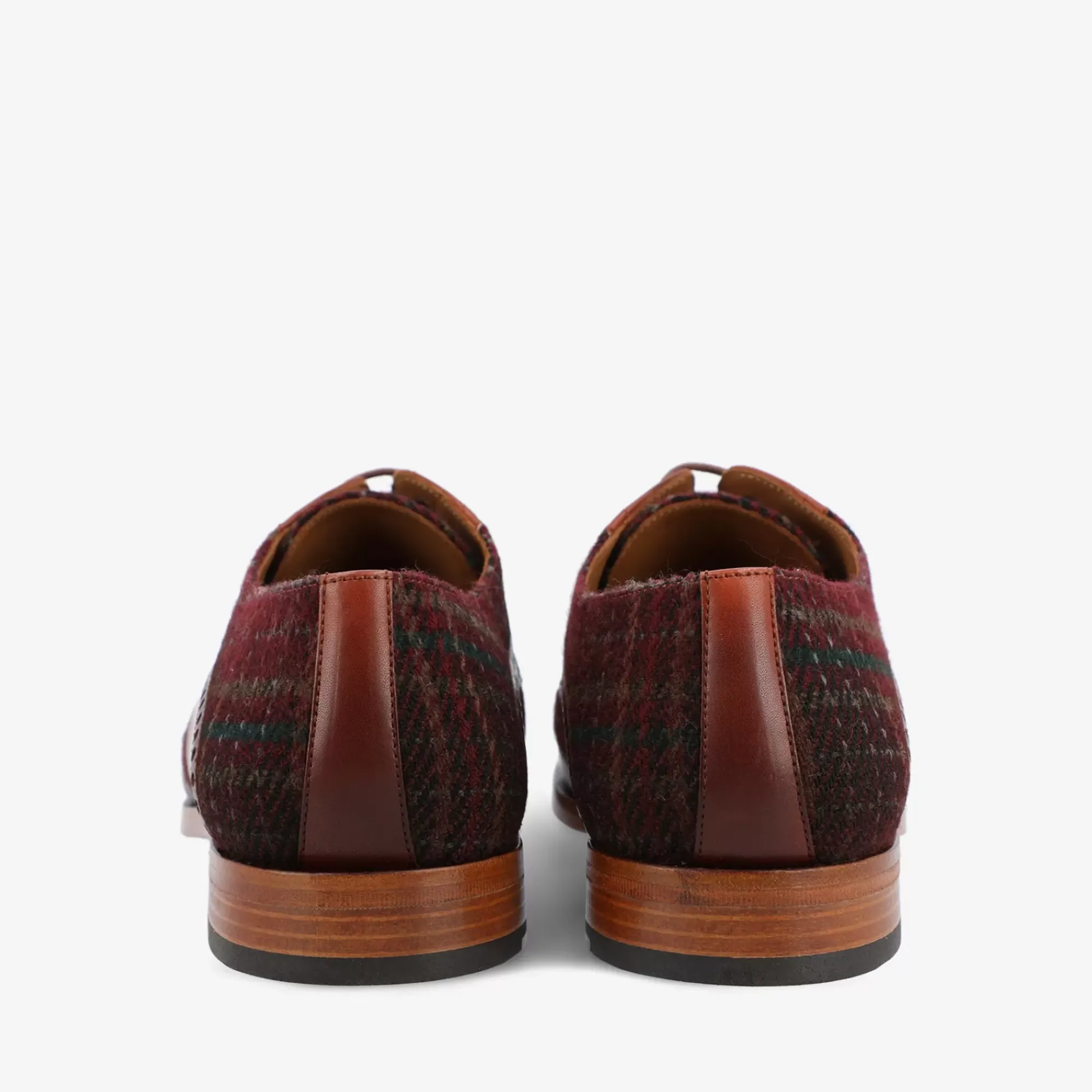 Discount TAFT The Wallace Shoe In Red Plaid |
